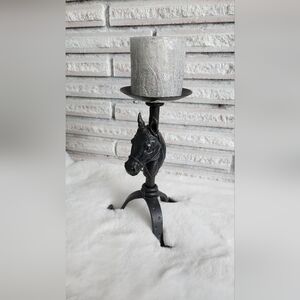 Vintage Horse Candlestick Candle Holder